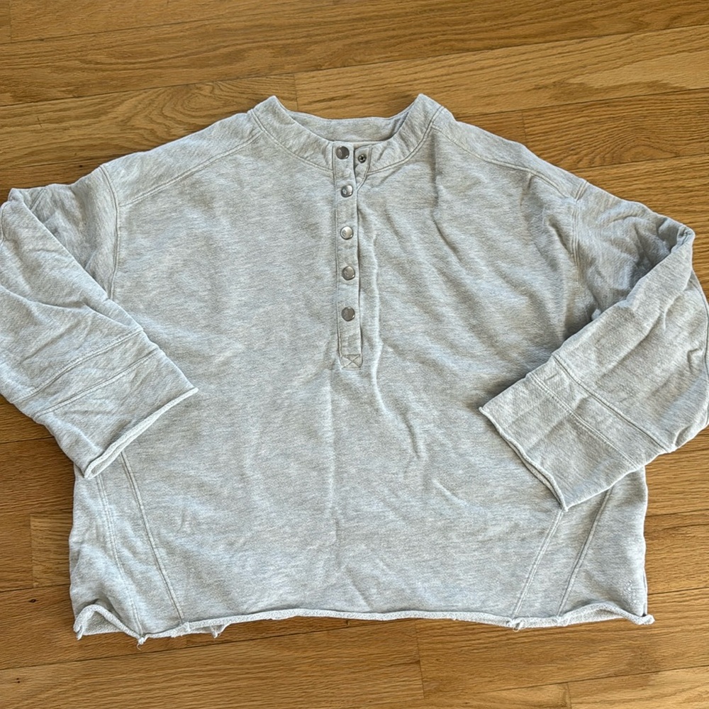 Free people snap button top